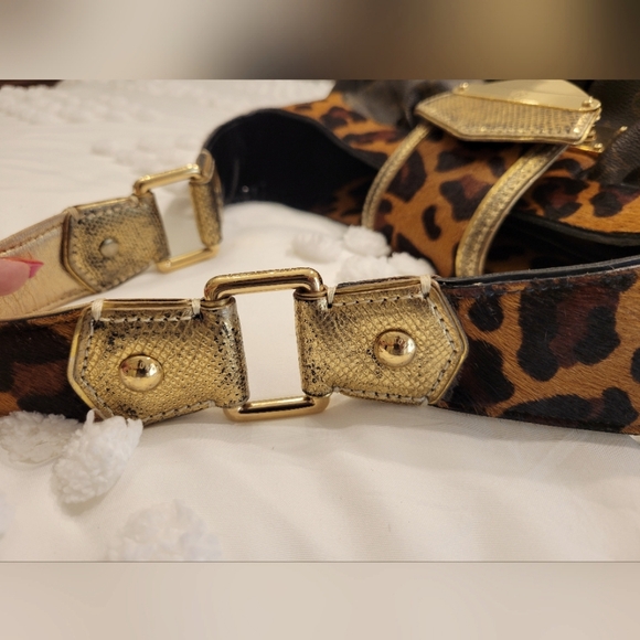 😍 AUTHENTIC Louis Vuitton LIMITED EDITION Leopard Polly GM handbag - Picture 9 of 16